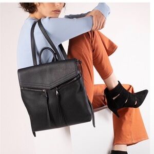 🆕 Botkier New York Mini Trigger Nylon Black Backpack